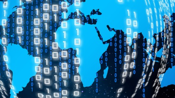 Binary code over a map